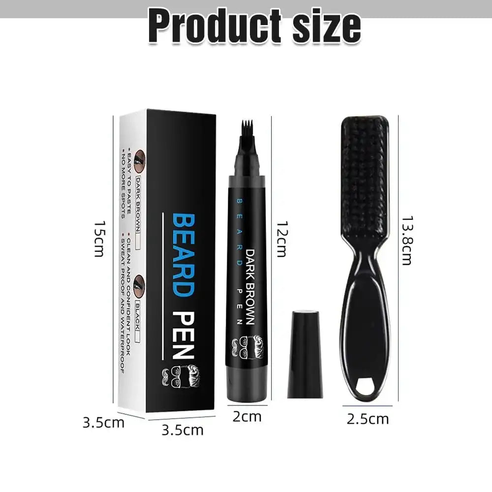 BeardGuard™ – Waterproof Filler Pen Kit for Fuller Beard