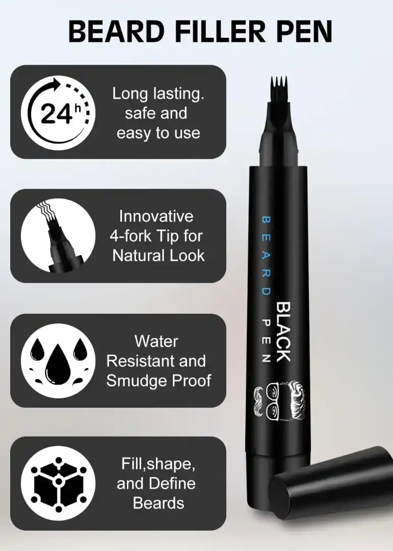 BeardGuard™  – Waterproof Filler Pen Kit for Fuller Beard