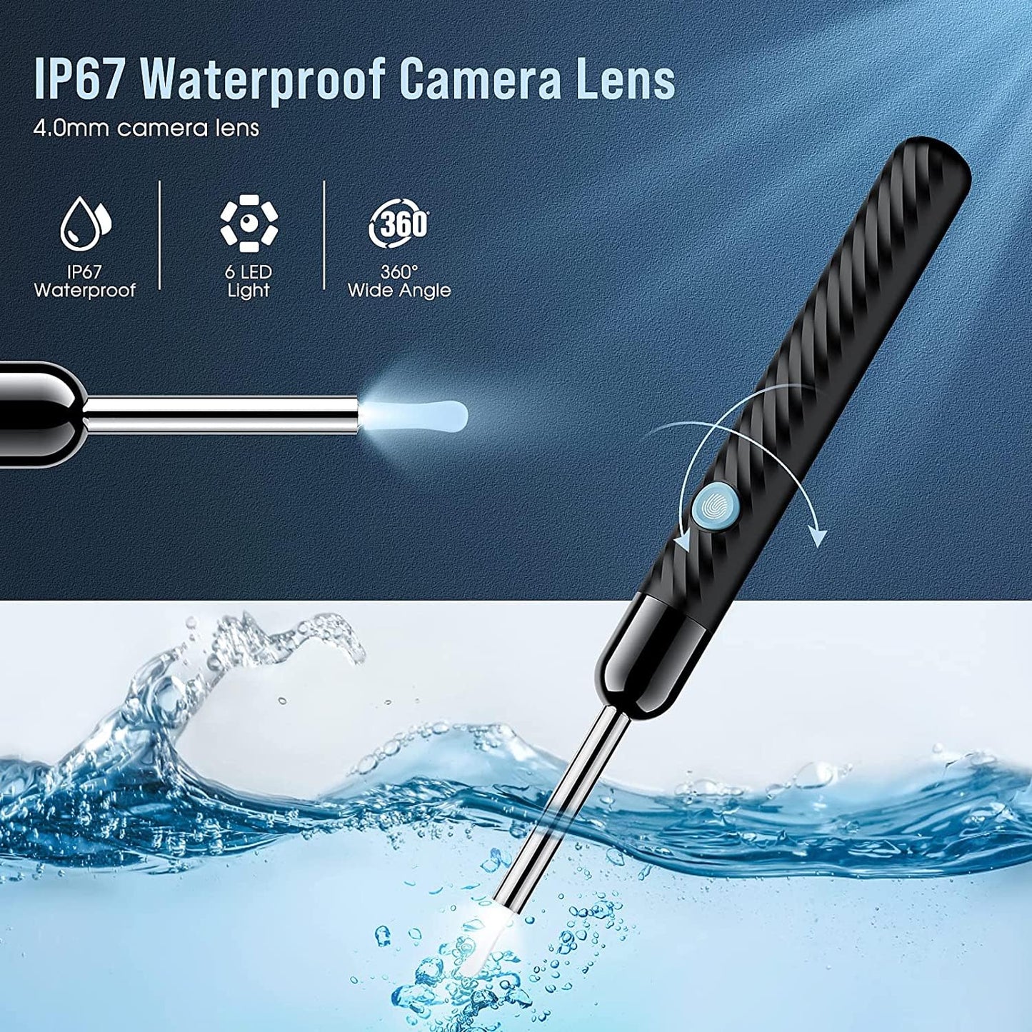 ClearEar™ Wireless Ear Wax Removal Kit with Camera & Light