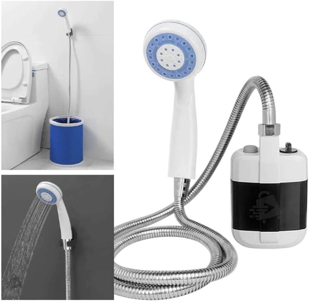 AquaLite™ Compact Handheld Outdoor Shower – Portable Travel & Camping Water Sprayer